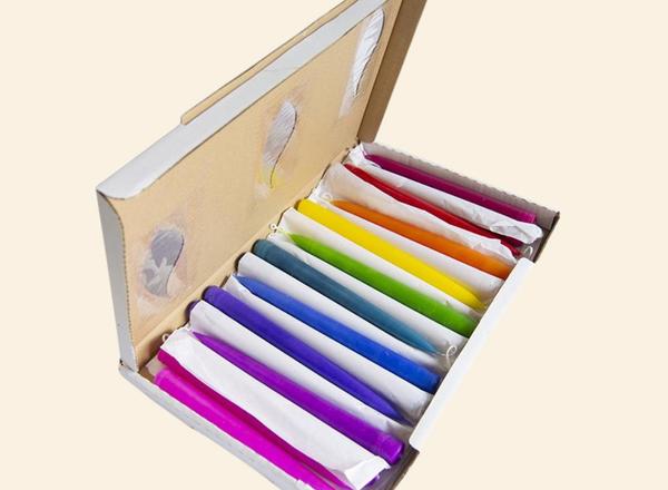 Moorlands Rainbow Candles