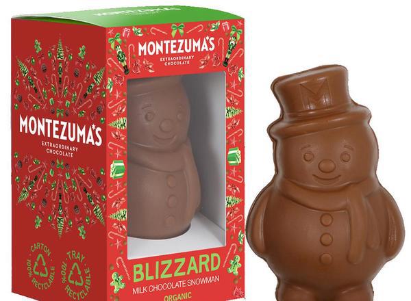 Montezuma's Blizzard Milk Chocolate Snowman