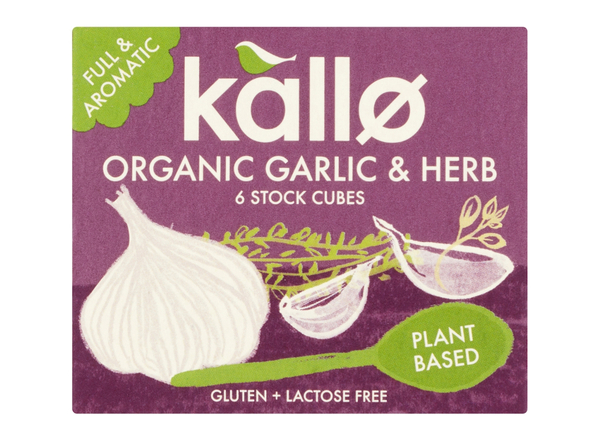 Stock Cubes Garlic+Herb - Organic