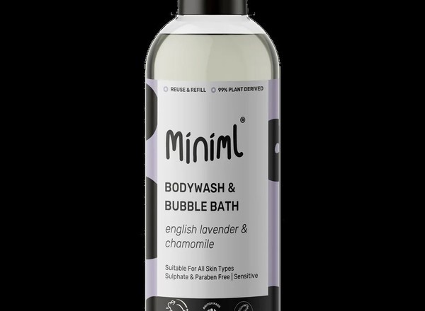 Miniml Bodywash & Bubblebath Lavender & Chamomile Starter