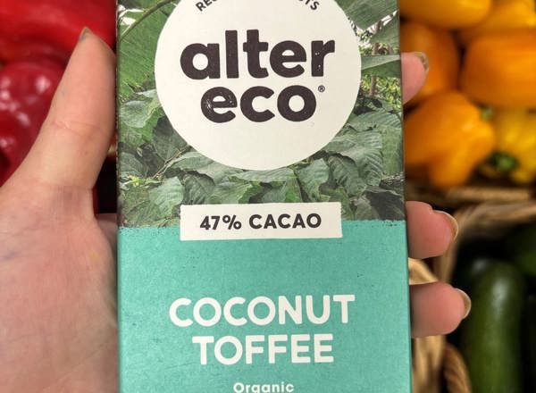 Alter Eco Coconut Toffee Chocolate 80g