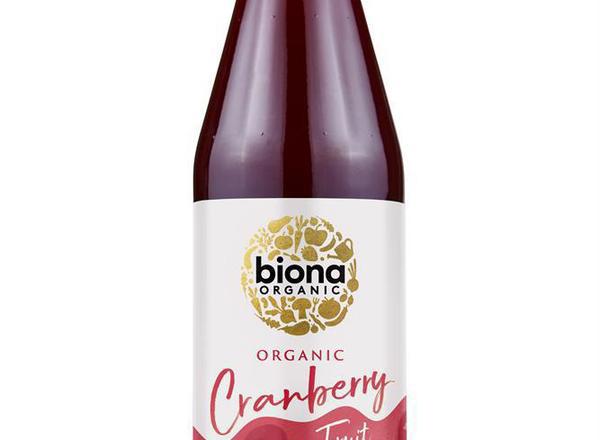 Organic Cranberry Fruit Drink 750ml