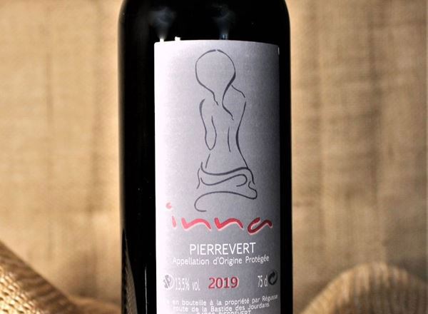 Organic Red Wine, Inna Pierrevert Rouge, France 2020