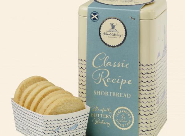 Island Bakery Organics Classic Recipe Shortbread Tin