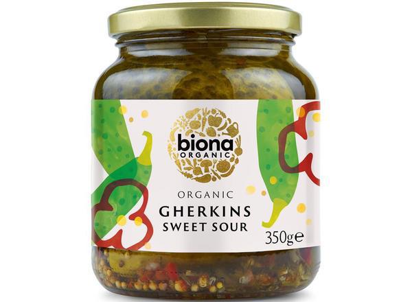 Organic Gherkins 350g