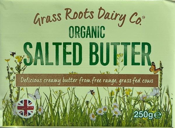 Grass Roots Dairy Organic Salted Butter