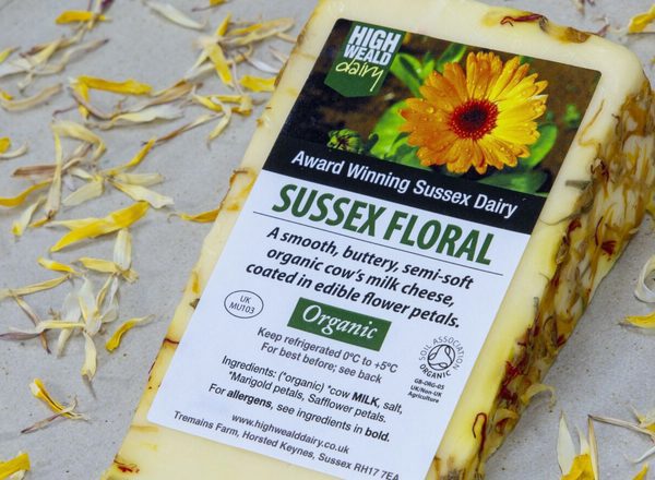 Sussex Floral Organic Cheese