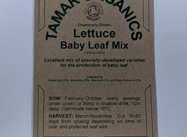 (Seeds) Lettuce - Baby Leaf Mix
