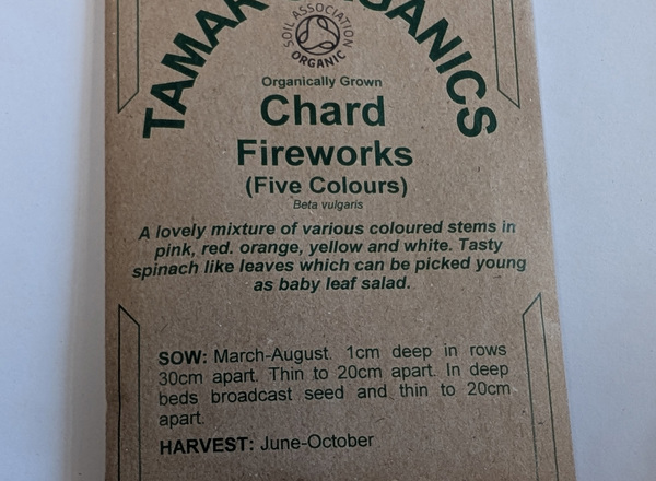 (Seeds) Chard - Firworks (Five-Colours)