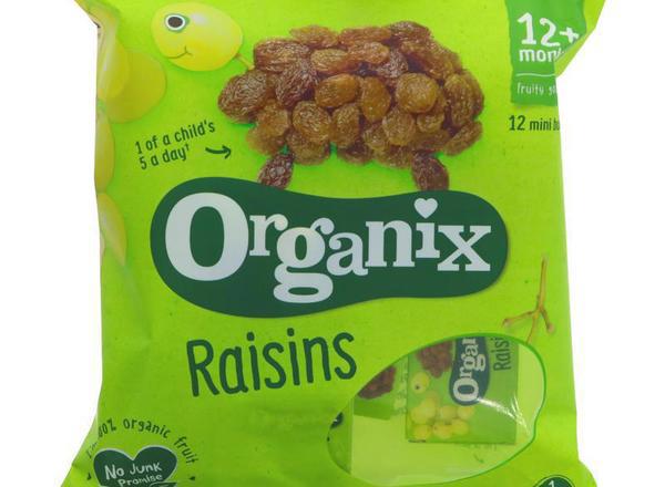 Raisins mini boxes 12 x 14g (Organix)