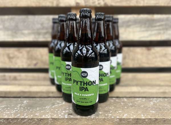 Case of 12 x 500ml Python IPA