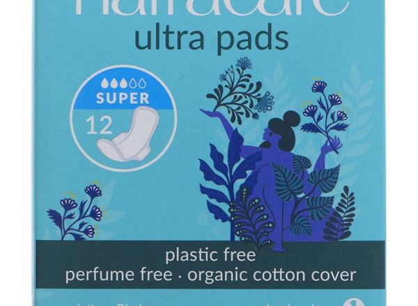 Natracare Ultra Super Pads with Wings - 12