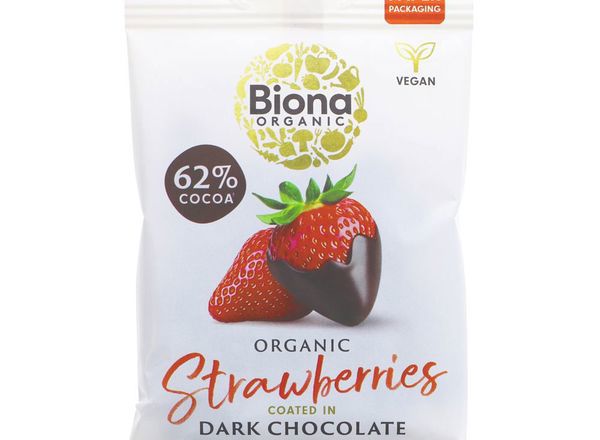 Biona Dark Choc Strawberries