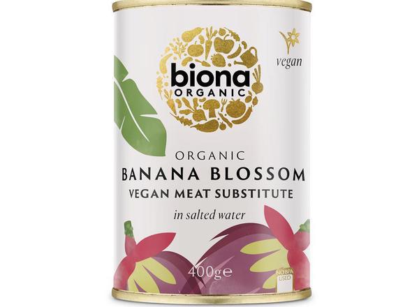 Organic Banana Blossom in Brine 400g