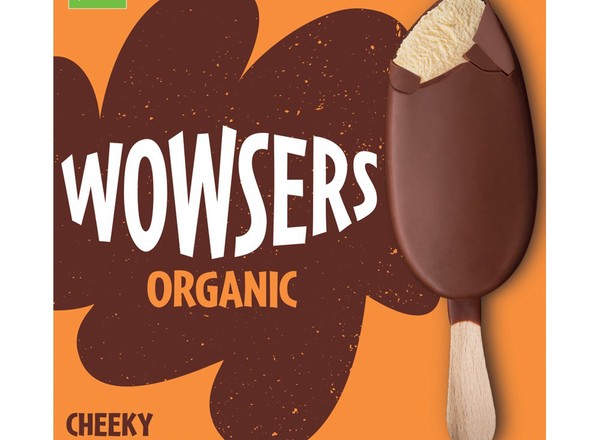 Organic Cheeky Chocolate Ice Cream Lolly Sticks 3x110ml
