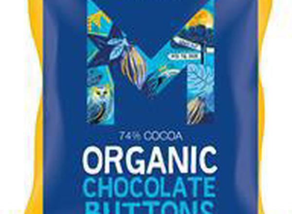Montezuma organic dark choc button