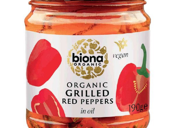 Biona Grilled Red Peppers