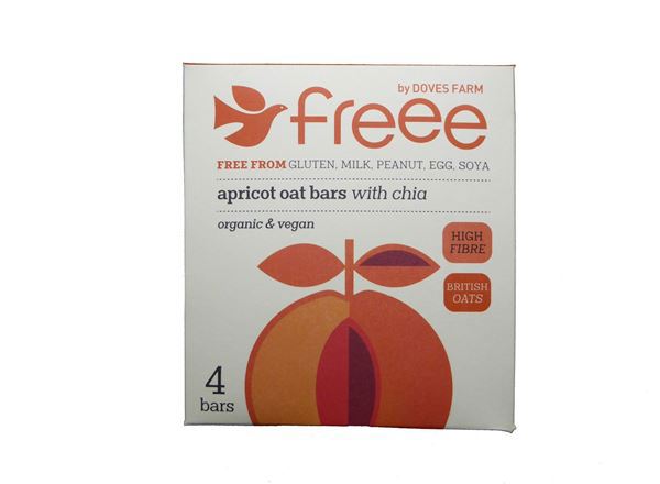 Doves Farm Organic Apricot & Chia seed Flapjack (4x35g)