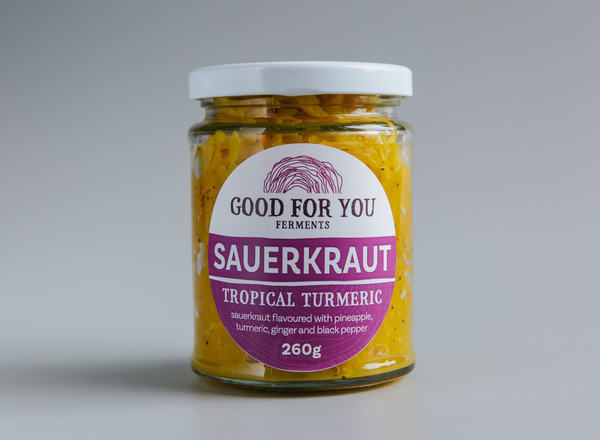 Tropical Turmeric Sauerkraut