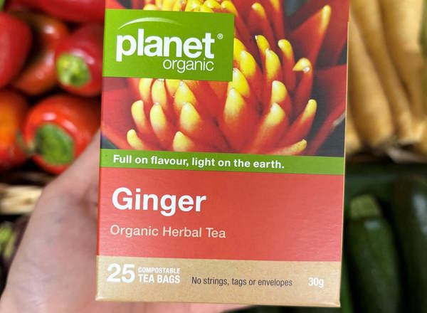 Planet Organic Tea 25 Bags Ginger