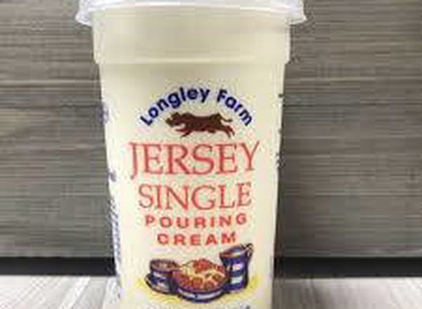 Longley Farm Jersey Single Cream 250ml