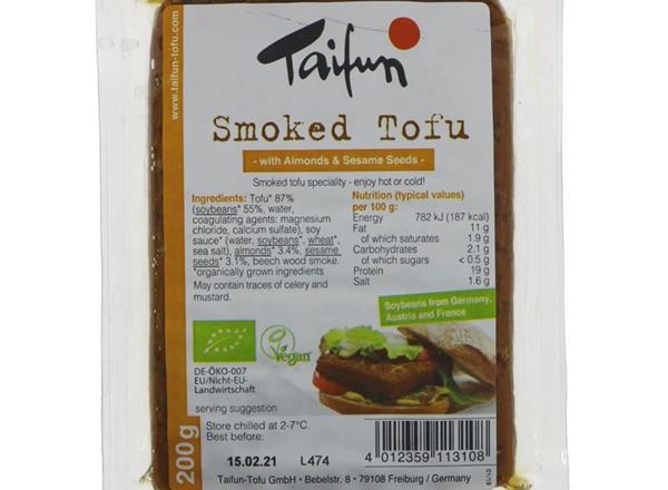(Taifun) Tofu - Smoked with Almonds & Sesame 200g