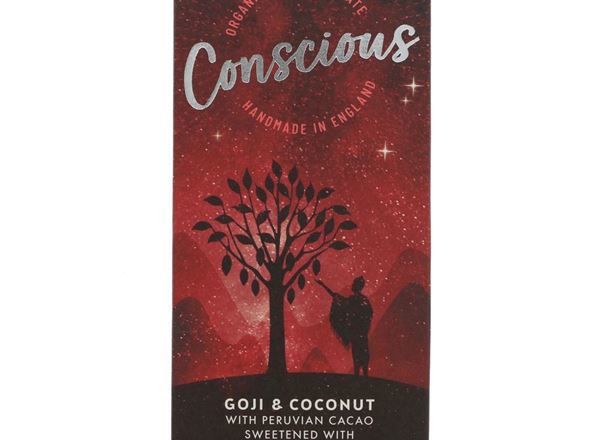 Conscious Goji & Coconut Raw Chocolate Bar