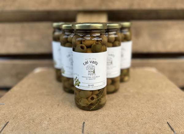 Organic Olives Green Pitted (325g)