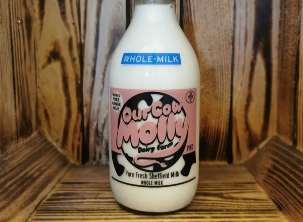 Our Cow Molly 1pint Glass Full