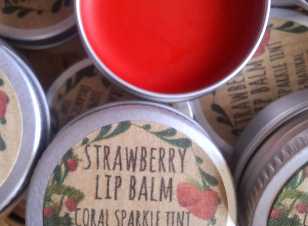 Nefertem Organic Strawberry Natural Tinted Lipbalm