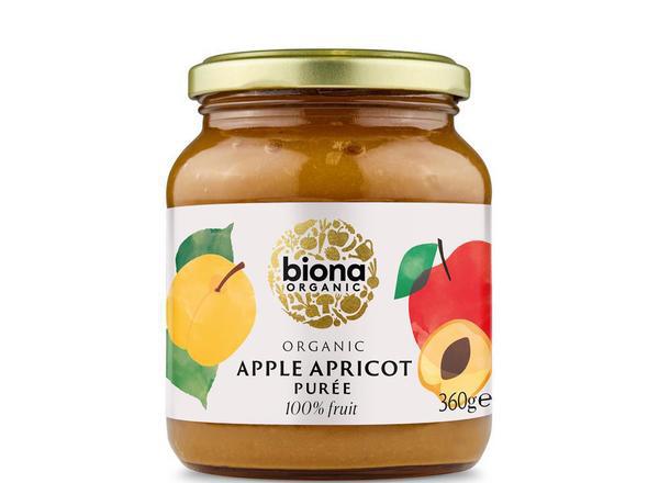 Organic Apple & Apricot Puree - No added sugar 360g