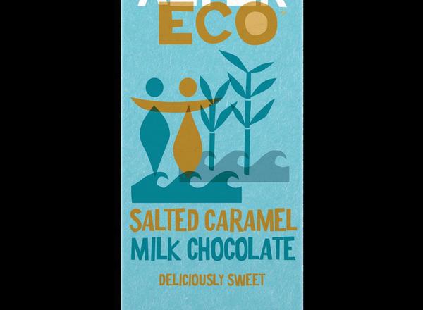 AlterEco Organic Milk Chocolate Salted Caramel 100g