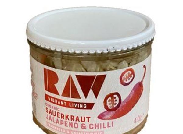 Organic Jalapeno & Chilli (Feel heat) Sauerkraut - 410G