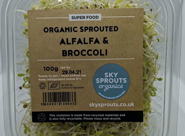 Sky Sprouts Organic Sprouted Alfalfa & Broccoli