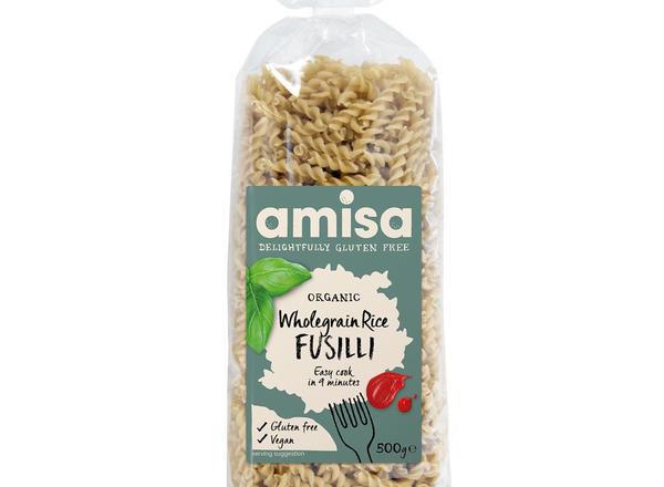 Organic & Gluten Free Wholegrain Rice Fusilli Pasta 500g