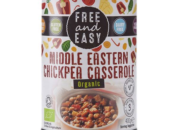 Middle Eastern Chick Pea Casserole Organic