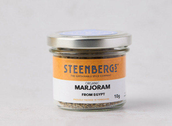 Steenbergs Organic Marjoram Dried Herb Standard Jar - 10g