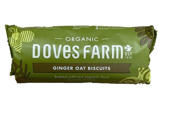 Organic Ginger Oat Biscuits - 200G