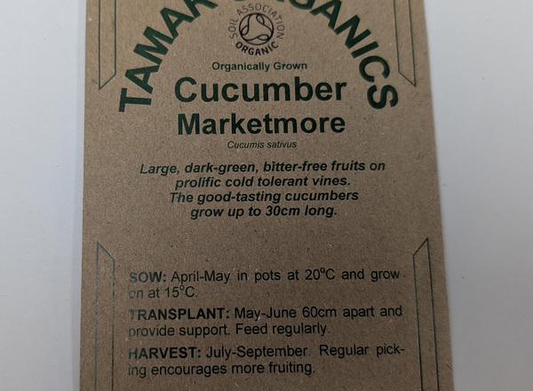 (Seeds) Cucumber - Marketmore