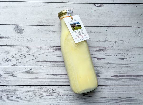 Organic Milk glass bottle - with deposit