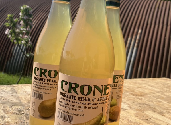 Crone's organic apple & pear juice 750ml