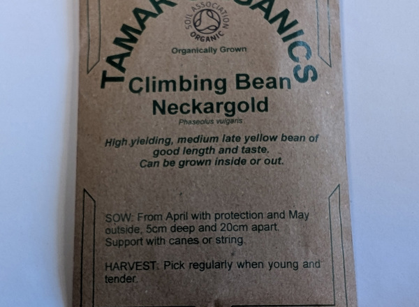 (Seeds) Climbing Bean - Neckargold
