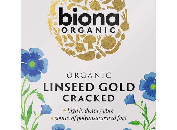 Organic Cracked Linseed Gold 500g