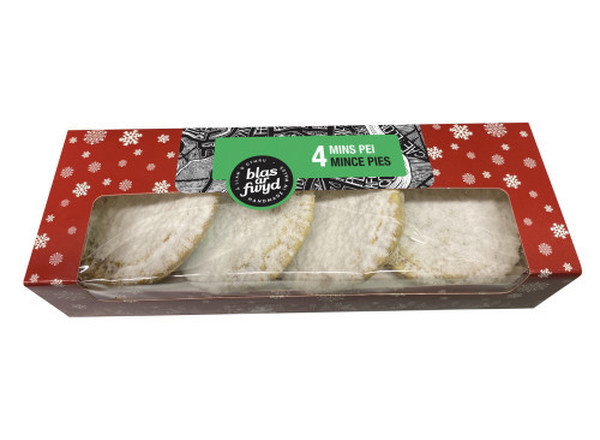 Blas ar Fwyd Mince Pies, 4 Pack