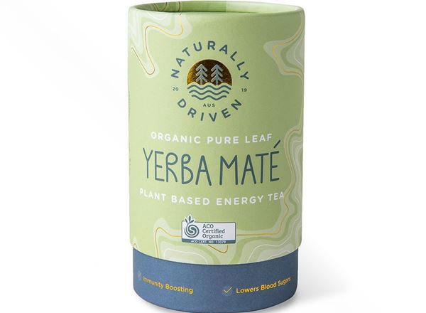 Tea Organic: Yerba Maté: Loose Leaf (Cylinder)- ND (LIMITED to stock on hand - BB 13/07/2023)