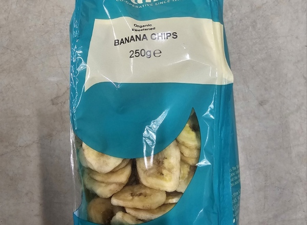 Organic Banana Chips 250g