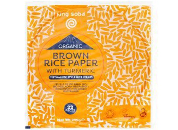 King Soba Turmeric Brown Rice Paper