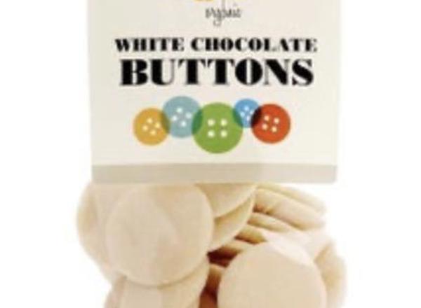 Cocoa Loco - White Chocolate Buttons 100g