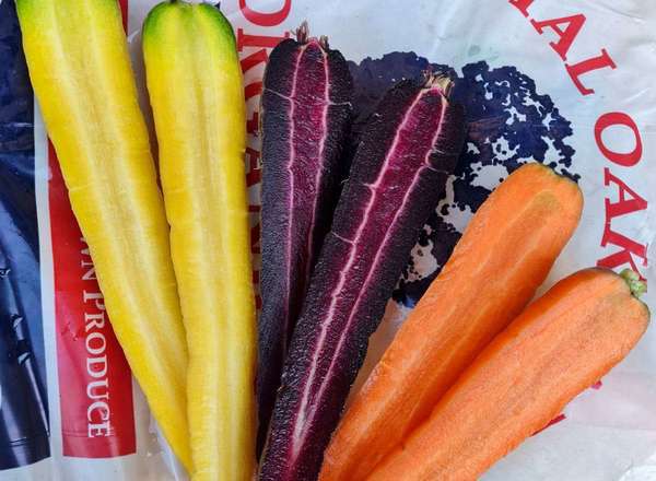 Organic Carrots Rainbow (1kg)