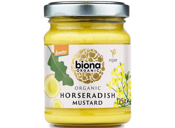 Organic Horseradish Mustard 125g